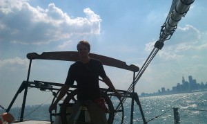 First Mate at the Helm on a good heel
